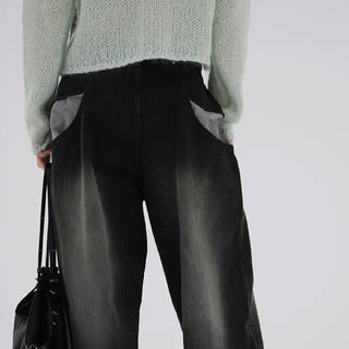 Evan Diagonal Front Pocket Washed Pants