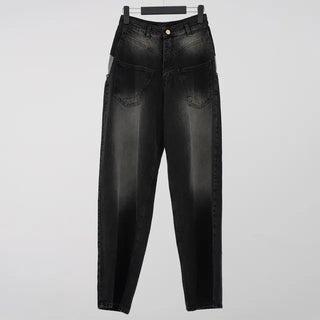 Evan Diagonal Front Pocket Washed Pants