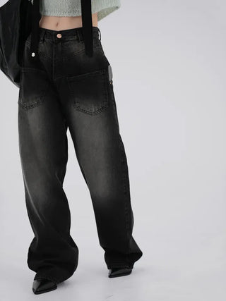 Evan Diagonal Front Pocket Washed Pants