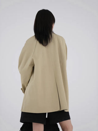 Hako trench half coat