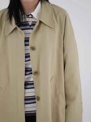 Hako trench half coat