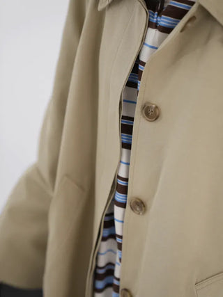 Hako trench half coat