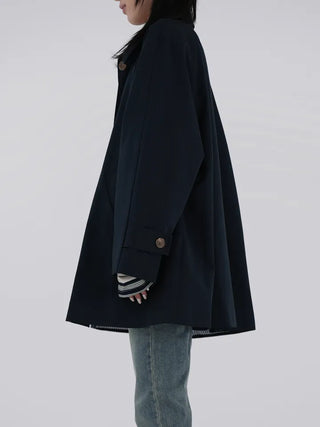 Hako trench half coat