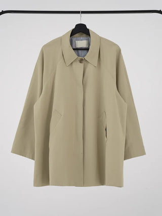Hako trench half coat