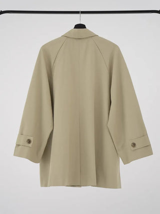 Hako trench half coat