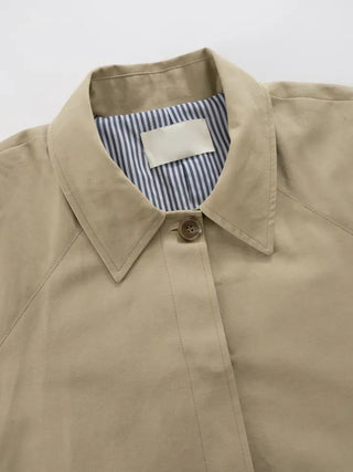 Hako trench half coat