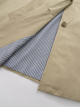 Hako trench half coat