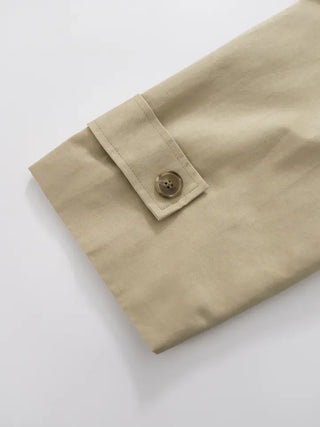 Hako trench half coat