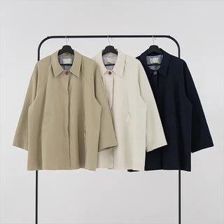Hako trench half coat