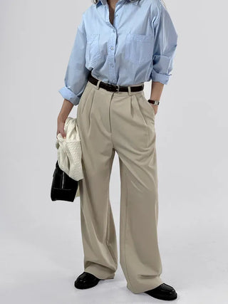 Momento Two-Pin Tuck Slacks