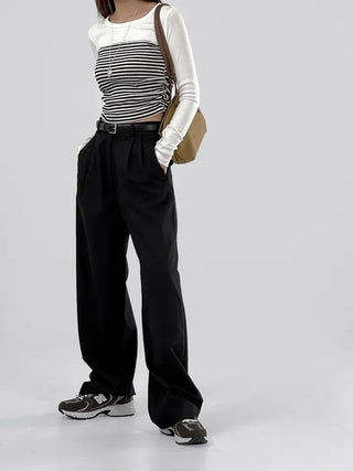 Momento Two-Pin Tuck Slacks