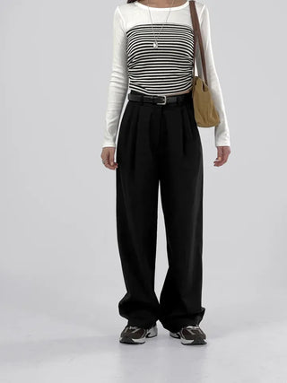 Momento Two-Pin Tuck Slacks