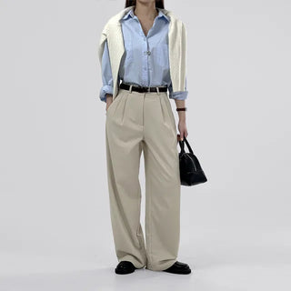Momento Two-Pin Tuck Slacks