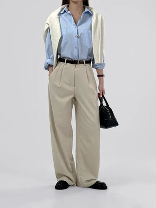 Momento Two-Pin Tuck Slacks