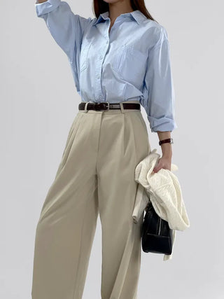Momento Two-Pin Tuck Slacks