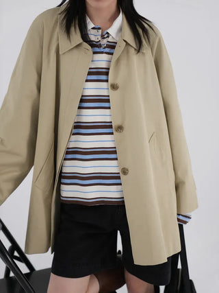 Dini Striped Collar T-shirt