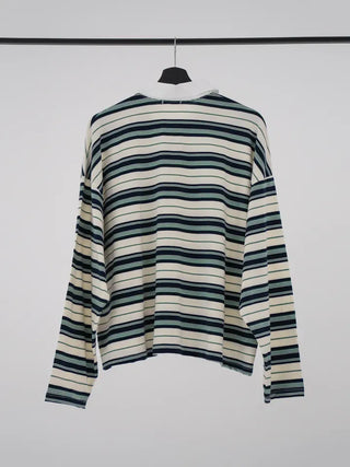 Dini Striped Collar T-shirt