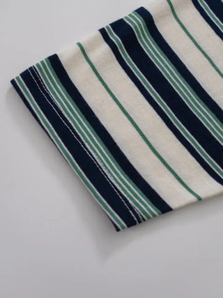 Dini Striped Collar T-shirt