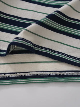 Dini Striped Collar T-shirt