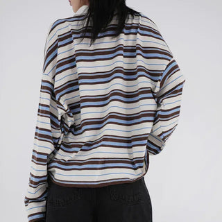Dini Striped Collar T-shirt