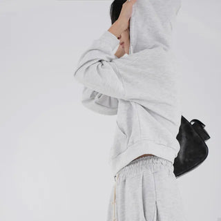 Zella Two-Way Cotton Zip-Up Hoodie