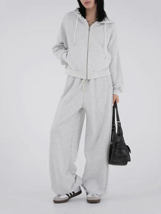 Zella Two-Way Cotton Zip-Up Hoodie