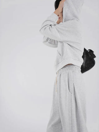 Zella Two-Way Cotton Zip-Up Hoodie