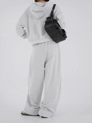 Zella Two-Way Cotton Zip-Up Hoodie