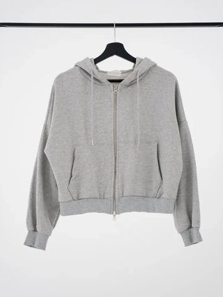 Zella Two-Way Cotton Zip-Up Hoodie