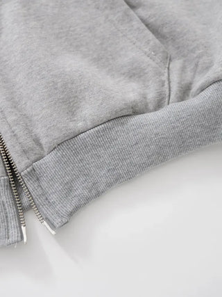 Zella Two-Way Cotton Zip-Up Hoodie
