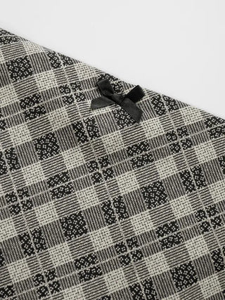 Guy Check Chiffon Skirt