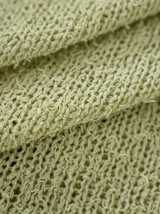 Chuping ribbon see-through cardigan