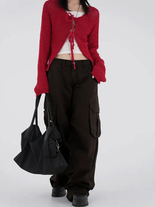 Kai boatneck slit T-shirt