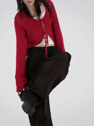 Kai boatneck slit T-shirt