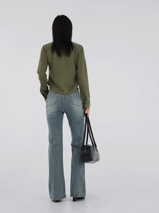 Joy Suede Slim Shirt
