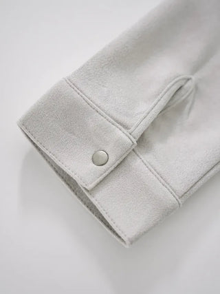 Joy Suede Slim Shirt