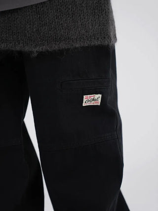 Henji Label Wide Black Cotton Pants
