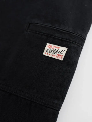 Henji Label Wide Black Cotton Pants
