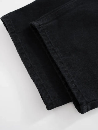 Henji Label Wide Black Cotton Pants