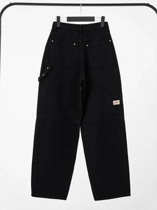 Henji Label Wide Black Cotton Pants