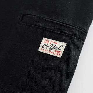 Henji Label Wide Black Cotton Pants