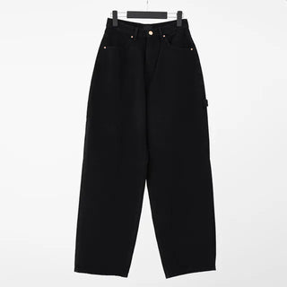 Henji Label Wide Black Cotton Pants