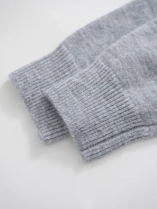Raon Over-color block layered knit