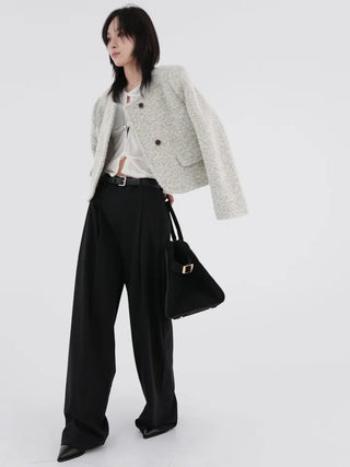 Heidi Standard Cotton Pintuck Pants
