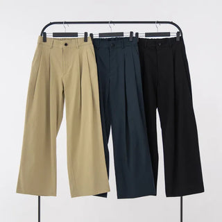 Heidi Standard Cotton Pintuck Pants