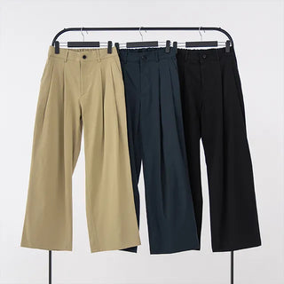 Heidi Standard Cotton Pintuck Pants