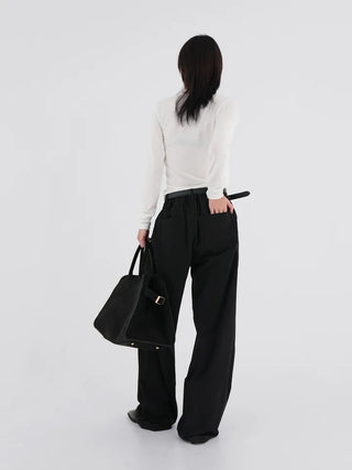 Heidi Standard Cotton Pintuck Pants