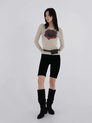 Toby Ribbed Biker Shorts