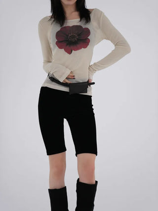 Toby Ribbed Biker Shorts