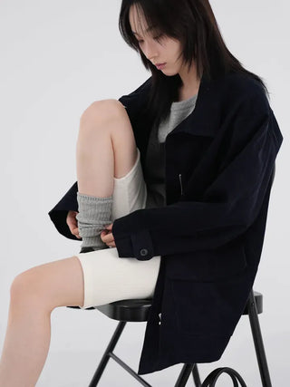 Toby Ribbed Biker Shorts